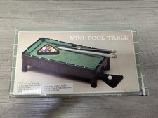 Vintage Mini  Pool Table Set -