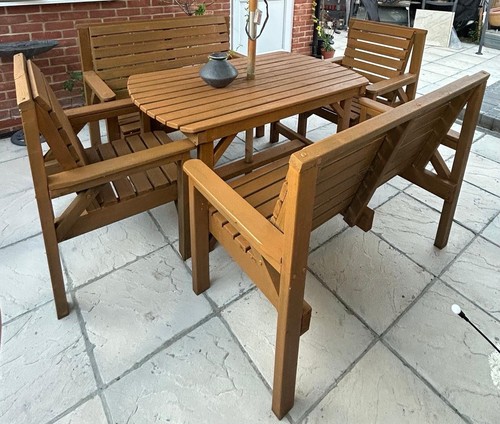 Seater wooden garden - 6,