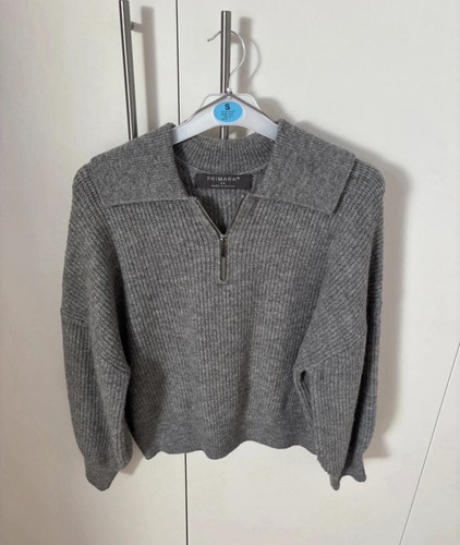 Knitted grey cropped - knitted, jumper