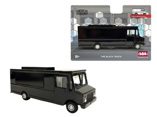 Food truck black - –, diecast