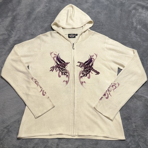 Harley davidson acrylic zip - harley,
