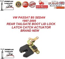 FOR VW PASSAT  SALOON 97-05 REAR BOOT TRUNK LOCK LATCH CATCH ACTUATOR MECHANISM