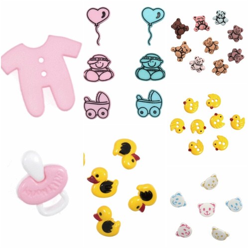 Novelty small craft buttons - novelty,