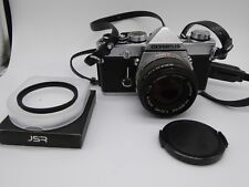 OLYMPUS OM1n + ZUIKO 50mm F1.8 STANDARD LENS. new seals battery serviced om 1n