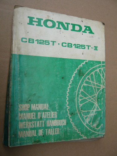 Honda cb125 workshop - honda,