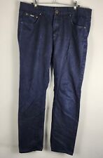 Feraud Jeans Chinos Mens 36R W36 L30 Blue Cotton Casual Trousers
