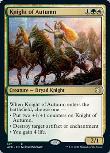 Knight autumn commander - of,