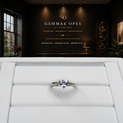 9ct white gold tanzanite - 9ct,