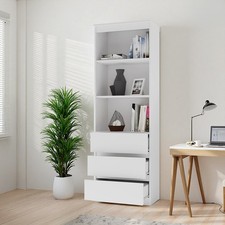 180cm Wooden Tall Bookshelf