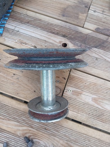 Craftsman ride mower pulley - craftsman, on