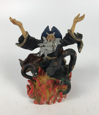Figurine made of Resin, Myth & Magic - Wizard of Fire and Snakes
