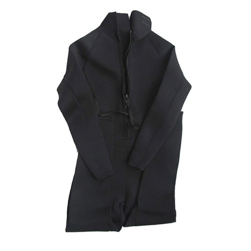 3mm black men warm stretch - black,