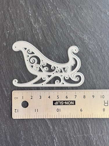 Sleigh metal die christmas - metal,