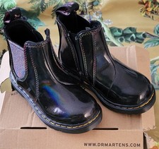 Dr Martens size 7  24 eu infant girls black Chelsea boots NEW Doc martens winter