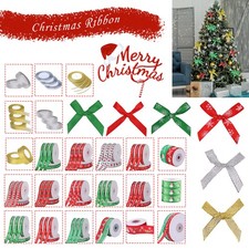 Christmas Winter Theme Ribbon Grosgrain Ribbon Gift Wrap Various Design & Widths