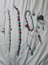 Native American Navajo Indian Jewellery Silver Turquoise