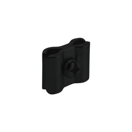 10x black joining clips - black,