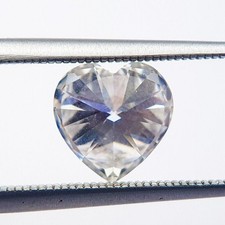 2 Carat White Heart Shape