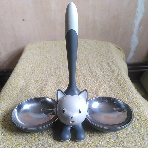 Alessi tigrito grey cat - tigrito, bowl
