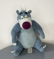 Rare Disney BALOO BEAR Plush Soft Toy 30cm From The Jungle Book Hasbro 2002