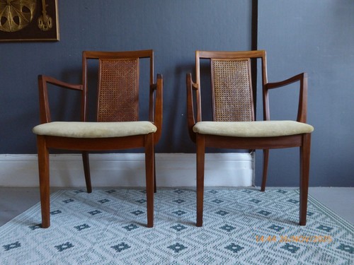 Plan vintage teak - and, cane
