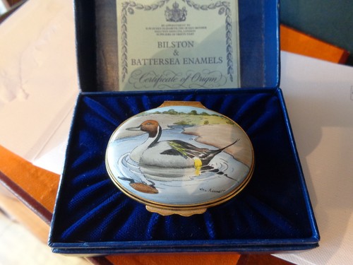 Halcyon days oval enamel box - oval,