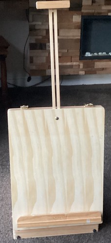 Wooden table top easel - table,