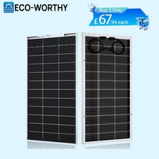 Eco worthy bifacial 12v - bifacial, 200w