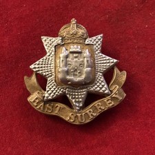 East Surrey Regiment cap badge