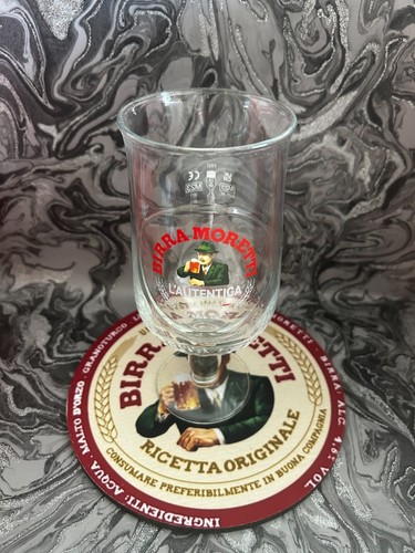 Birra moretti pint glass - moretti,