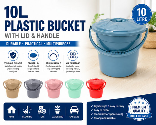10 litres plastic - ,