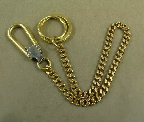 Solid brass snap - brass, fob