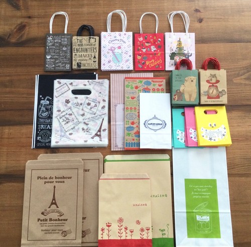 Mini small gift - bag, set
