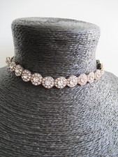 Diamante Floral Choker