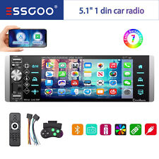 Single DIN 5" Car Stereo Radio