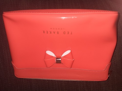 Ted baker wash bag coral - bag, fully