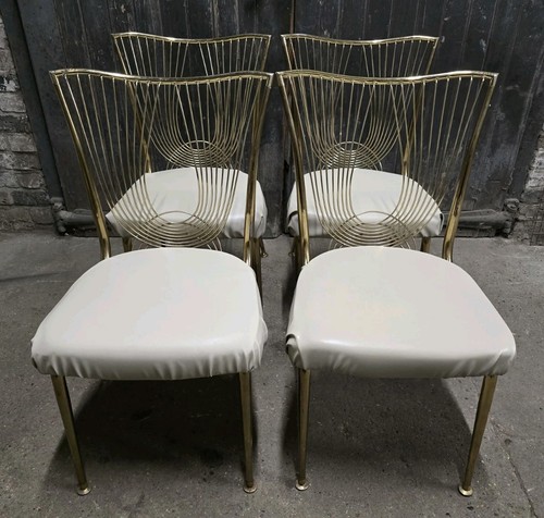 Four mid century dining chairs - century,