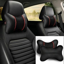 2x Premium Car Seat Head Neck