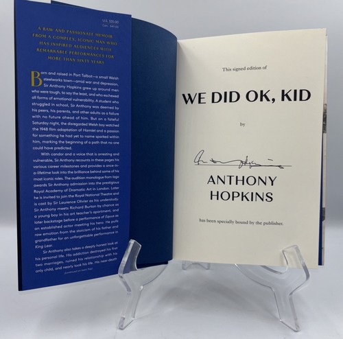 Anthony hopkins signed - anthony,