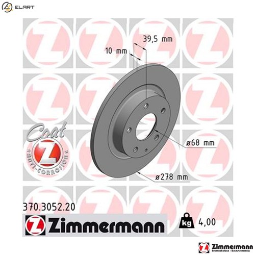 Brake disc 370 - brake,