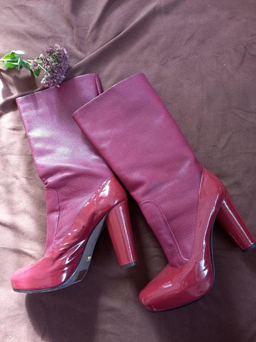 Women navy boots burgundy - women,