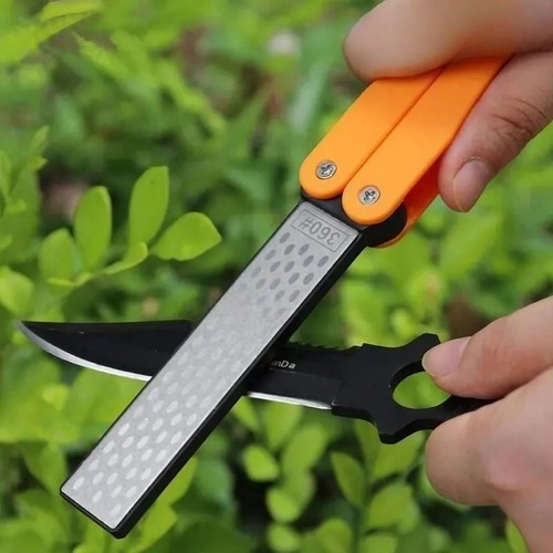 Folding pocket knife sharpener - knife,