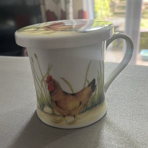 Ceramic tea mug lid set - mug,
