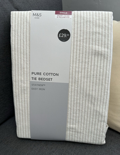 Home stripe bedset - stripe, single