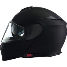Z1R XF-2-0120-0384 Solaris Solid Helmet with Dual Lens Shield 2XL Flat Black