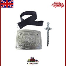 Leather Belt with Celtic