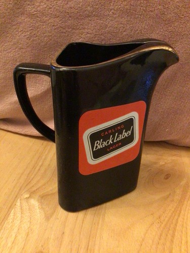 Carling black label water - black, jug