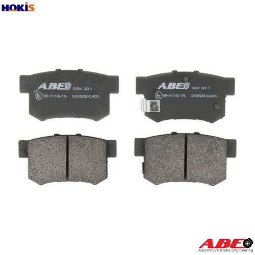 Brake pad set disc - pad,