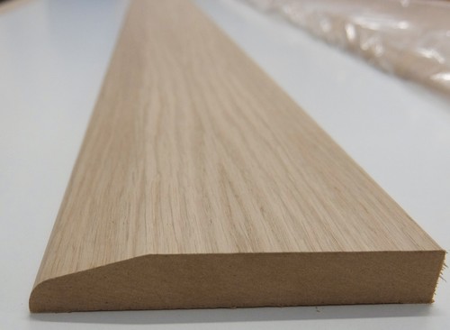 Skirting rounded chamfer white - skirting,