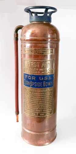 Vintage copper brass - copper, fire